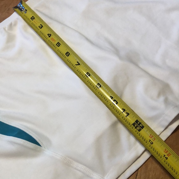 PRINCE Tennis Skirt/ Skort- White & Blue Teal- Medium - Picture 11 of 11